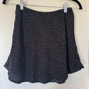 Black Polka Dot Skirt